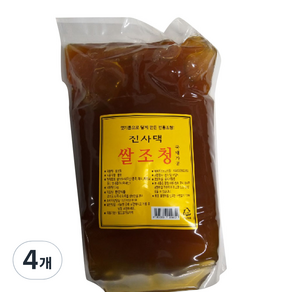 한강 진사댁 전통 쌀조청, 3kg, 4개