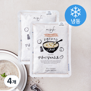 아소키친 양송이 감자스프 (냉동), 160g, 4개