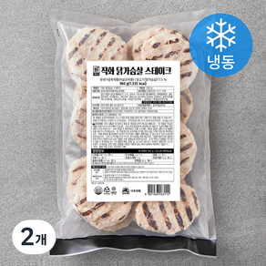 대림선 직화 닭가슴살 스테이크 (냉동), 960g, 2개