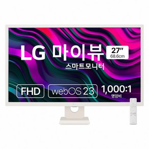 LG전자 FHD 마이뷰 스마트 모니터, 68.6cm, 27SR50F