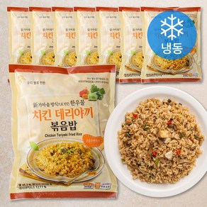 한우물 치킨데리야끼 볶음밥 (냉동), 210g, 8개