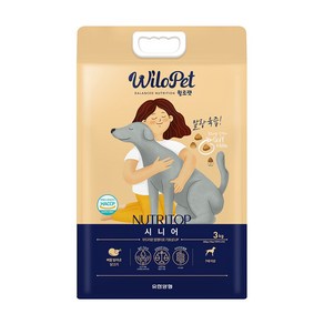 윌로펫 강아지 뉴트리탑 소프트 기능성 사료, 시니어, 3kg, 1개