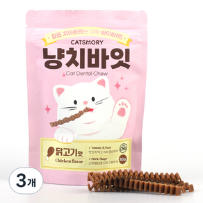 캣츠모리 고앙이 냥치바잇 스틱, 닭고기, 60g, 3개