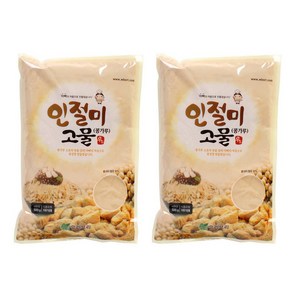 우리보리 인절미 고물 콩가루, 2개, 500g