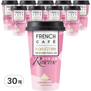 프렌치카페 로스터리 리저브 슈크림 라떼, 320ml, 30개