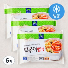 면사랑 떡볶이범벅 (냉동), 296g, 6개