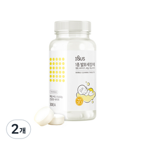 아이앤어스 1종 발포 세정제 30p, 120g, 2개