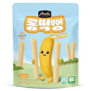 아넬라 유기농 롱떡뻥 바나나 롱스틱, 바나나맛, 30g, 1개