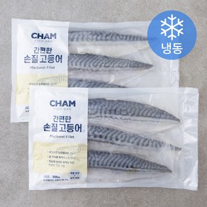 참 간편한 손질 고등어 (냉동), 500g, 2개