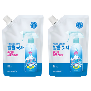 온더바디 코튼풋 발을 씻자 풋샴푸 쿨링 리필, 1개입, 2개, 500ml