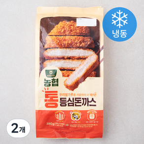 농협 통등심 돈까스 3개입 (냉동), 390g, 2개