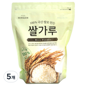 성진 쌀가루, 1kg, 5개