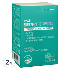 뉴트리코어 알티지 오메가3, 60정, 2개