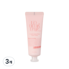 로더렛 컬러핏 체리 플뢰르 핸드 크림 프루티 플로럴, 50ml, 3개