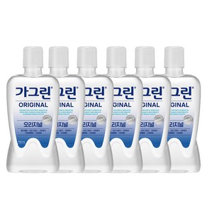 가그린 오리지널 구강청결제, 750ml, 6개