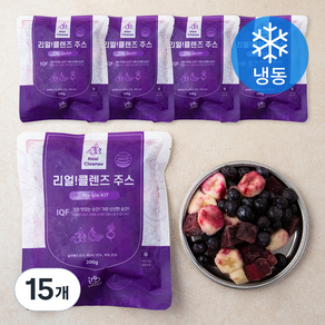 팜조아 리얼 클렌즈 주스 Puple KIT 200g (냉동), 15개