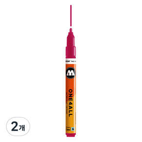 모로토우 원포올 아크릴 마카 2mm 127HS 232 magenta, 2개