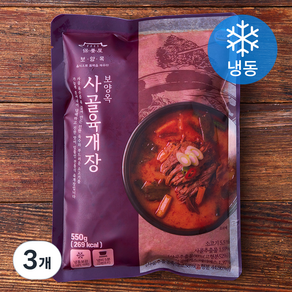 보양옥 사골 육개장 (냉동), 550g, 3개