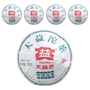 대익차 보이차 갑급타차 생차, 100g, 5개, 1개입