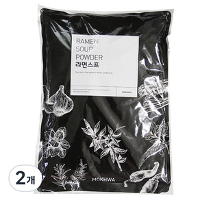 딜리셔스마켓 천연향신료 라면스프 팩, 500g, 2개