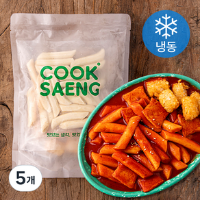 쿡생 볼빨간 떡볶이 (냉동), 440g, 5개