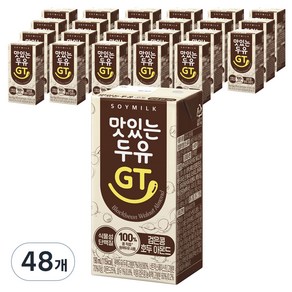 맛있는두유GT 검은콩 호두 아몬드, 190ml, 48개