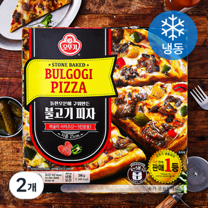 오뚜기 불고기 피자 (냉동), 396g, 1개입, 2개