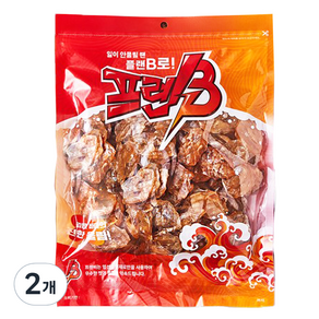 서울지앤비 프렌비 두 번 구운 동전 쥐포, 400g, 2개