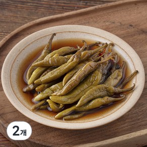 반찬단지 간장고추, 1kg, 2개