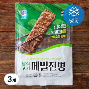 사조 메밀전병고기 (냉동), 1200g, 3개