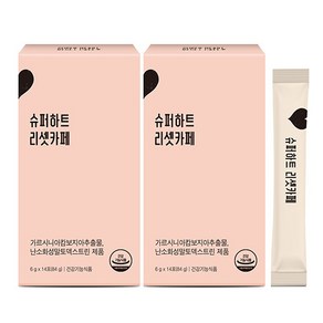 슈퍼하트 리셋카페 다이어트 커피, 84g, 2개