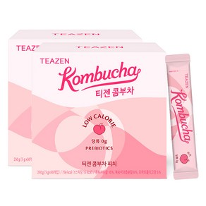 티젠 콤부차 피치, 5g, 50개입, 2개