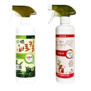 꿈앤들 앙플랜트 식물 원예용 살충제 바로킬+팡이싹 세트, 500ml, 1세트