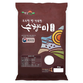 수향미 2024년산 햅쌀 골든퀸 3호 백미, 특등급, 5kg, 1개