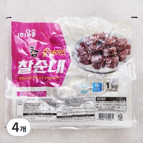 달솔 참 슬라이스 찰순대, 1kg, 4개