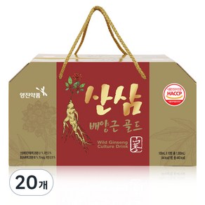 영진약품 산삼배양근골드, 100ml, 20개