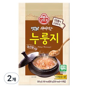 오뚜기 옛날 구수한 누룽지, 300g, 2개