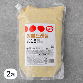 식자재왕 참깨 드레싱, 2kg, 2개