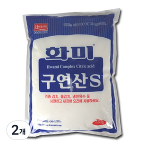 [화미] 구연산S, 3kg, 2개