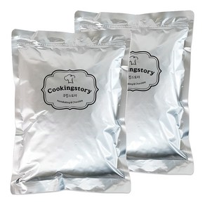 쿠킹스토리 베릴스 다크 컴파운드 코인 코팅초콜릿, 1kg, 2개