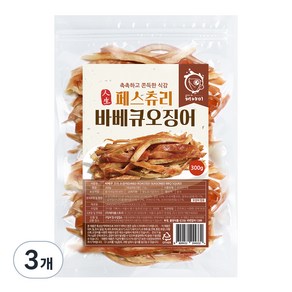 해야미 바베큐 오징어, 300g, 3개