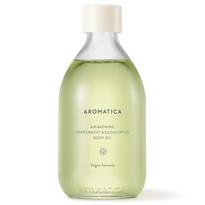 [비건라이프] 아로마티카 어웨이크닝 바디오일 페퍼민트 앤 유칼립투스, 100ml, 1개