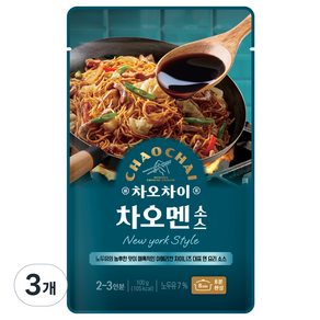 차오차이 차오멘 소스, 100g, 3개