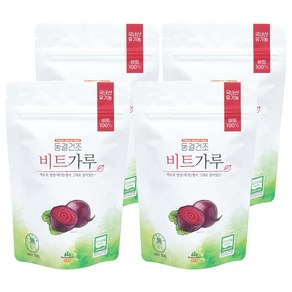 산마을 유기농 동결건조 비트가루, 50g, 4개