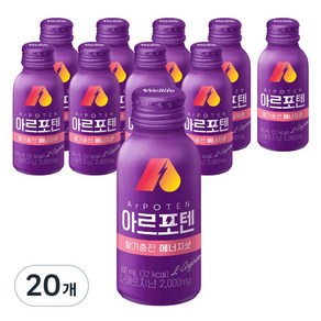 대상웰라이프 아르포텐 아르기닌 에너지샷 10p, 100ml, 20개