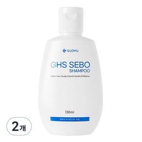 G.LOV.U 지에이치에스 세보 샴푸, 130ml, 2개