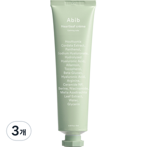 아비브 어성초 크림 카밍 튜브, 75ml, 3개