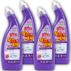 홈스타 락스와세제 후로랄파인, 750ml, 4개