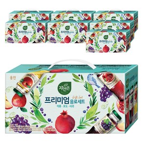 자연은 프리미엄 석류 포도 사과 음료세트, 180ml, 96개