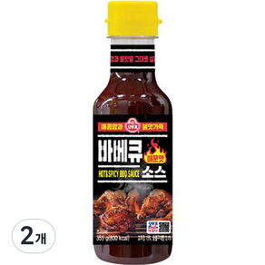 오뚜기 바베큐소스 매운맛, 355g, 2개